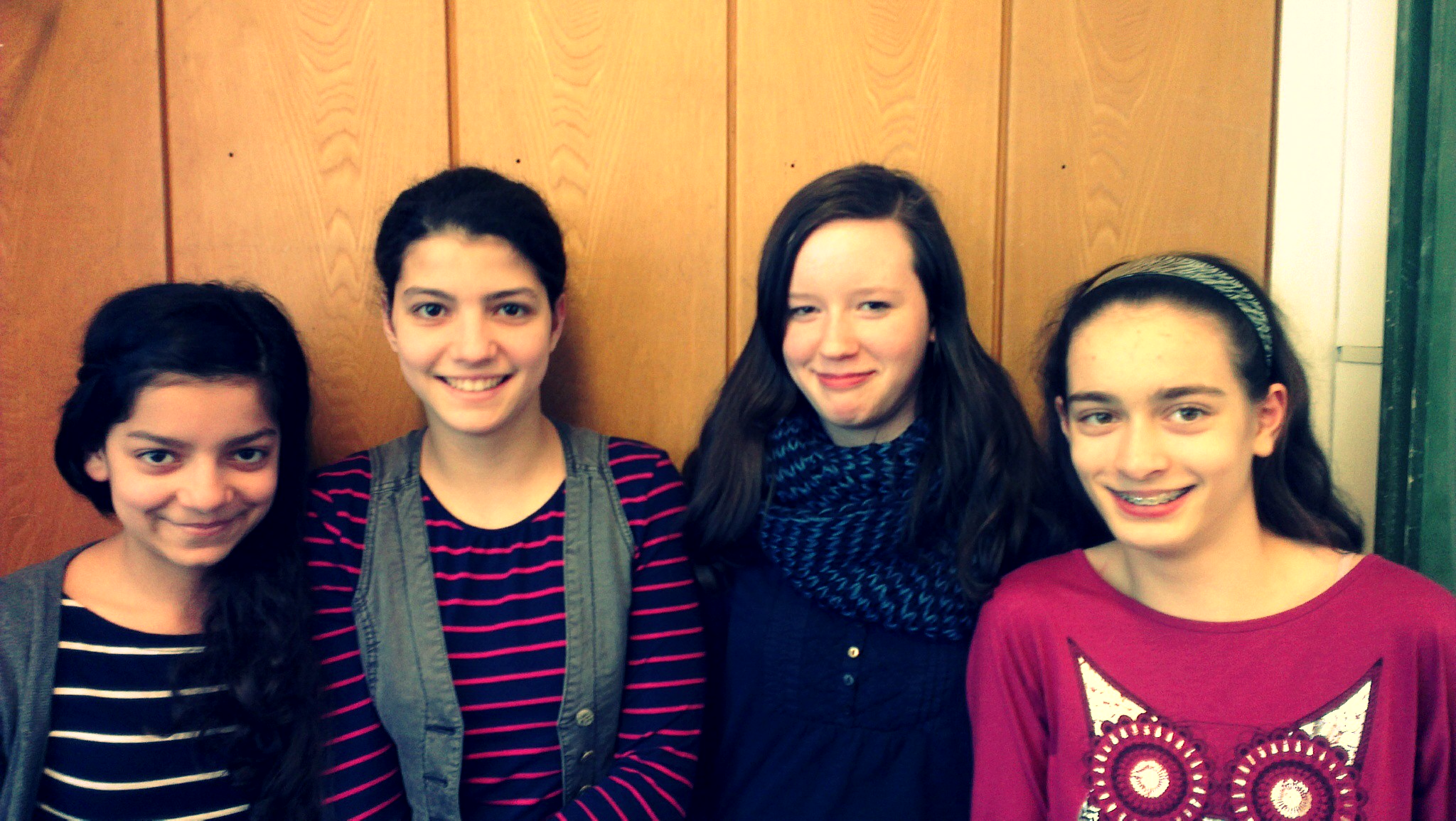 Elissa, Alba, Jasmin, Christina (7c)